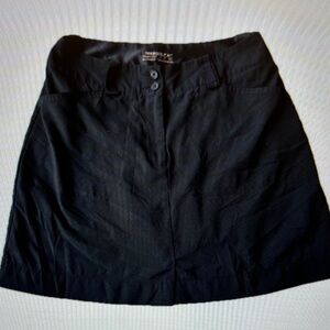Uniqlo Black Mini Skirt - A-Line Style